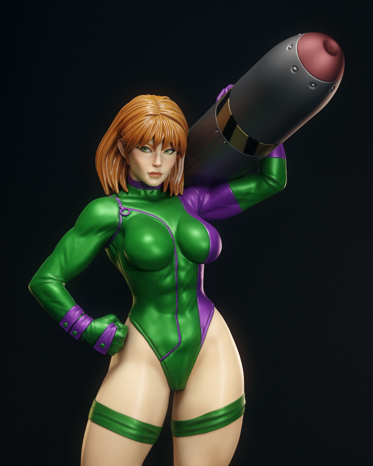 Caitlin Fairchild Gen 13 inspired 1/6 scale resin model collectible figure