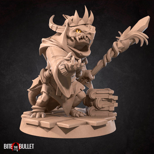 Warlock | Kobolds | Fantasy Miniature | Bite the Bullet