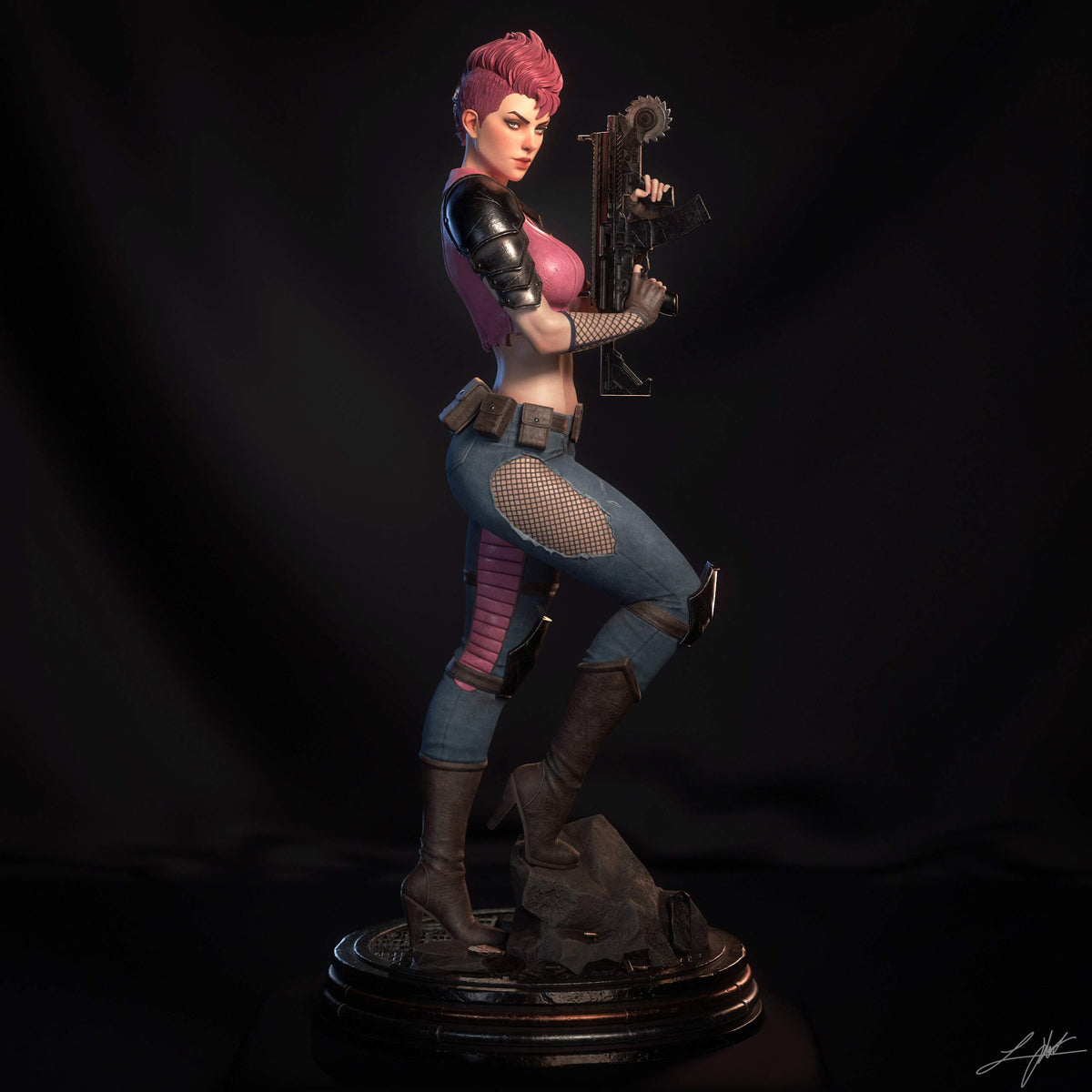 Zarana G.I. Joe inspired 1/6 scale resin model collectible figure