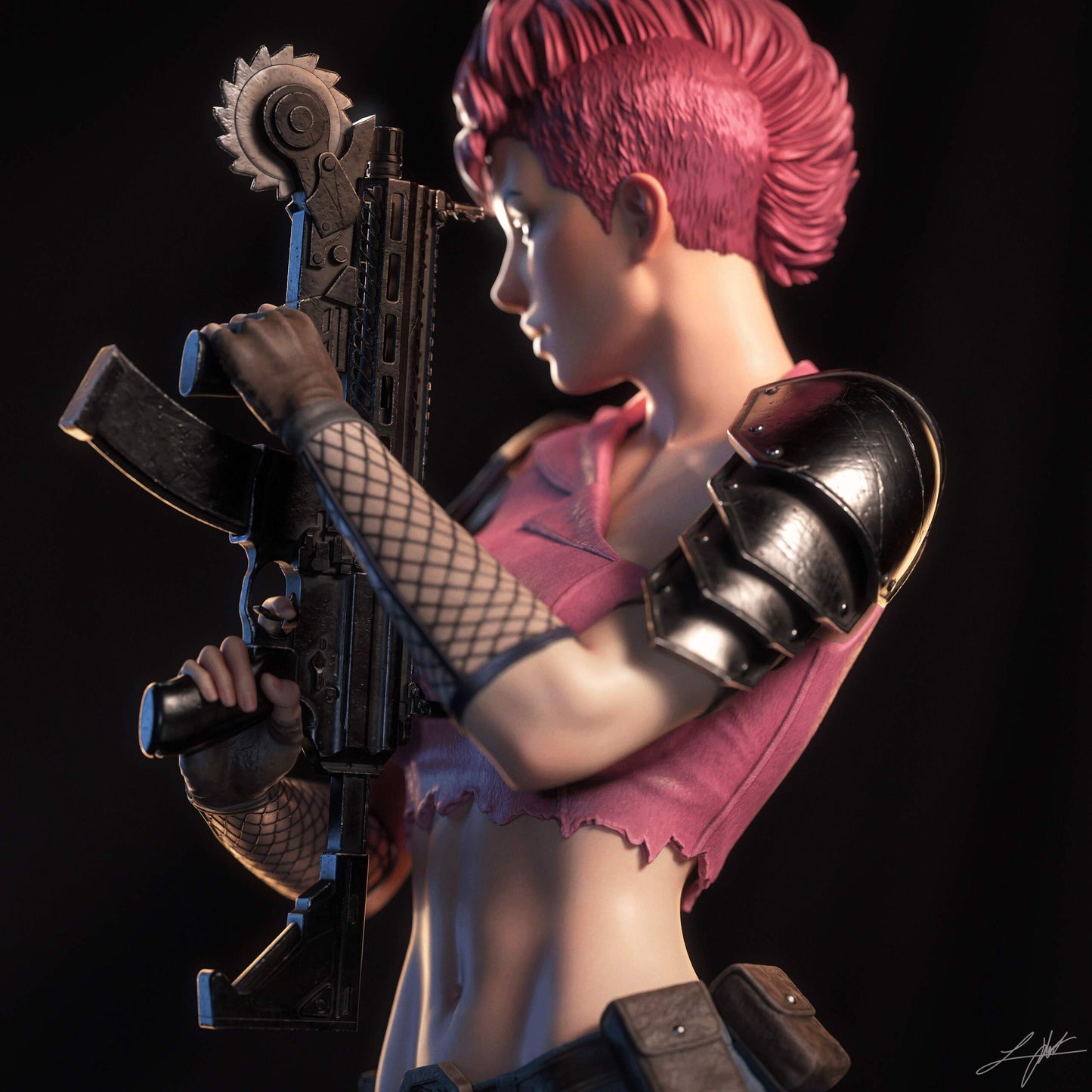 Zarana G.I. Joe inspired 1/6 scale resin model collectible figure