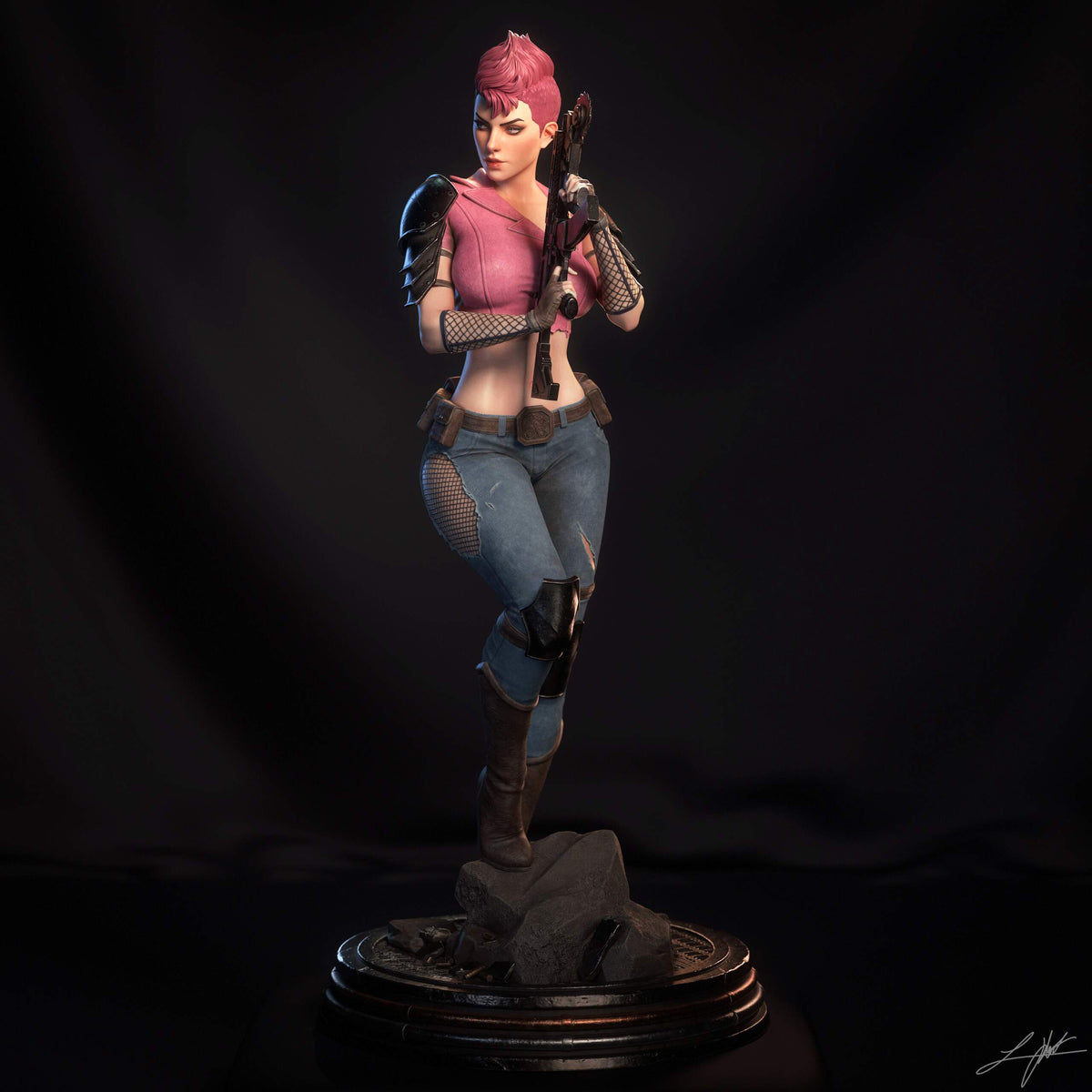 Zarana G.I. Joe inspired 1/6 scale resin model collectible figure