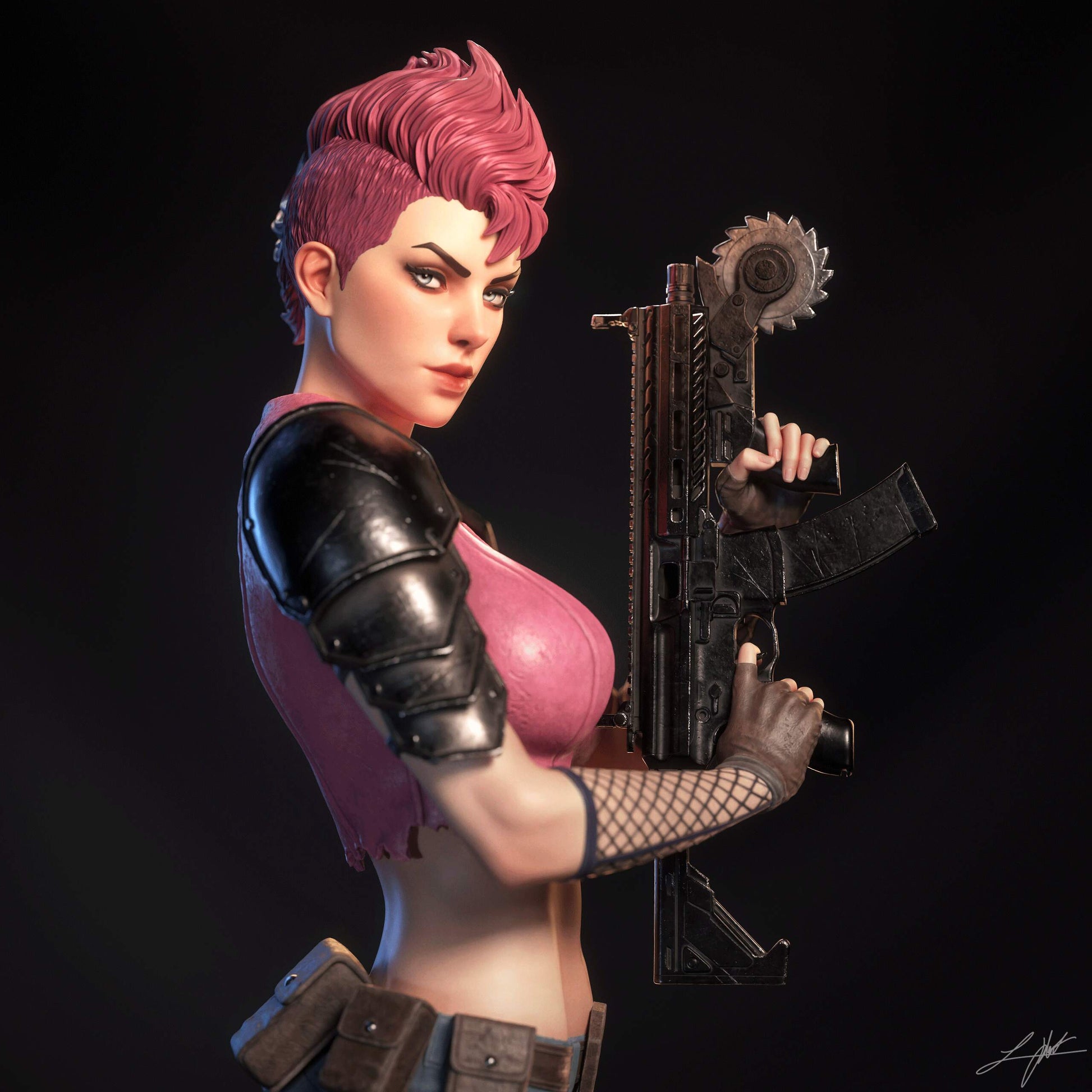 Zarana G.I. Joe inspired 1/6 scale resin model collectible figure