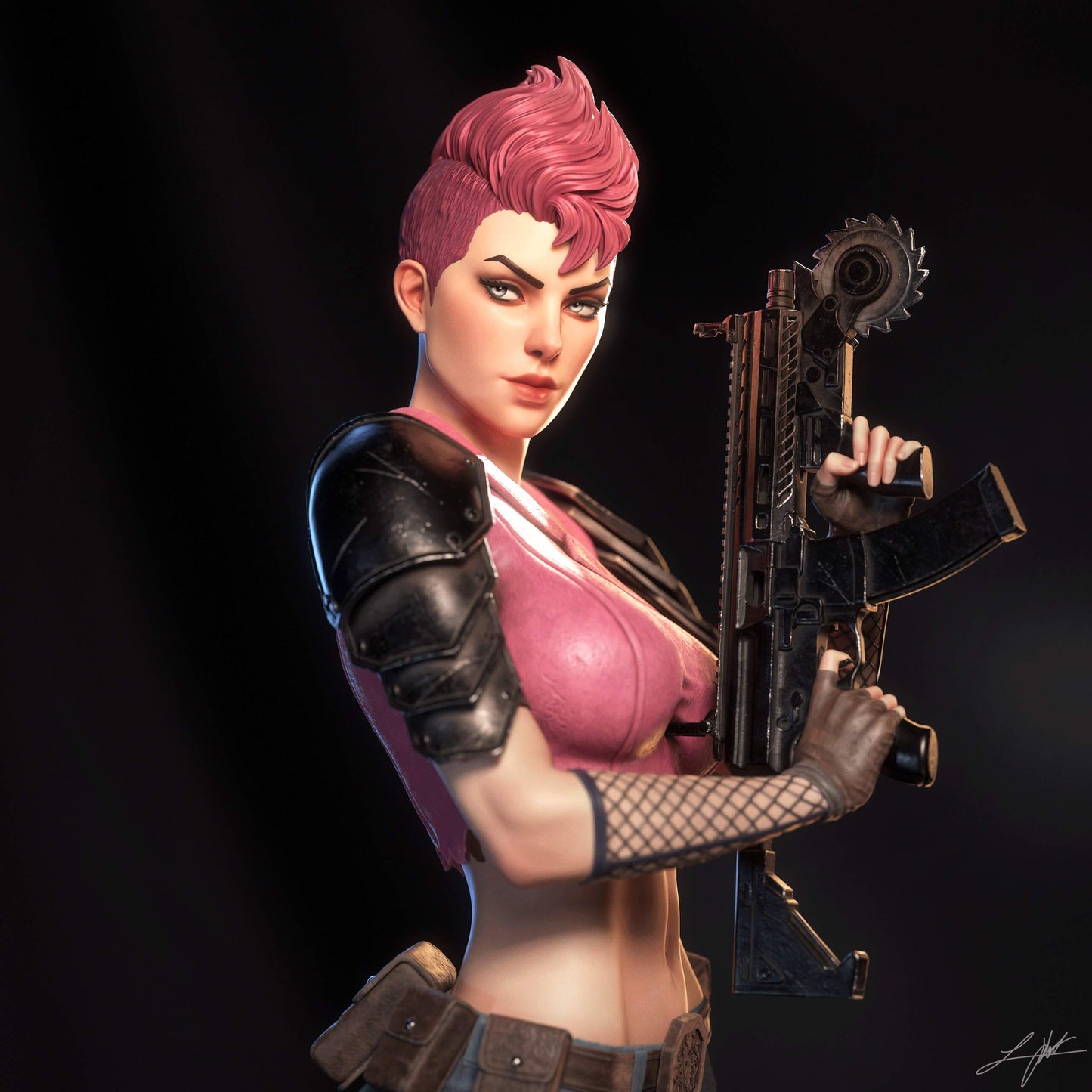 Zarana G.I. Joe inspired 1/6 scale resin model collectible figure