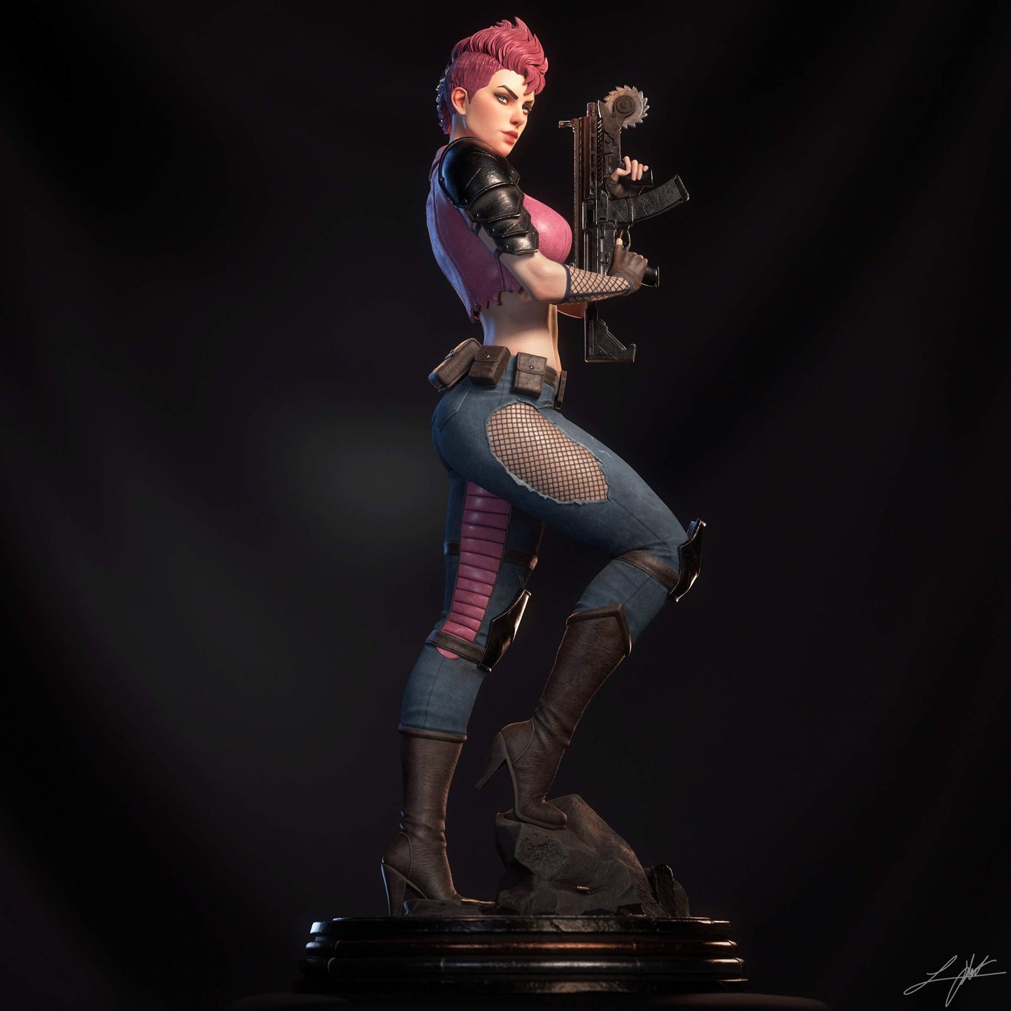 Zarana G.I. Joe inspired 1/6 scale resin model collectible figure
