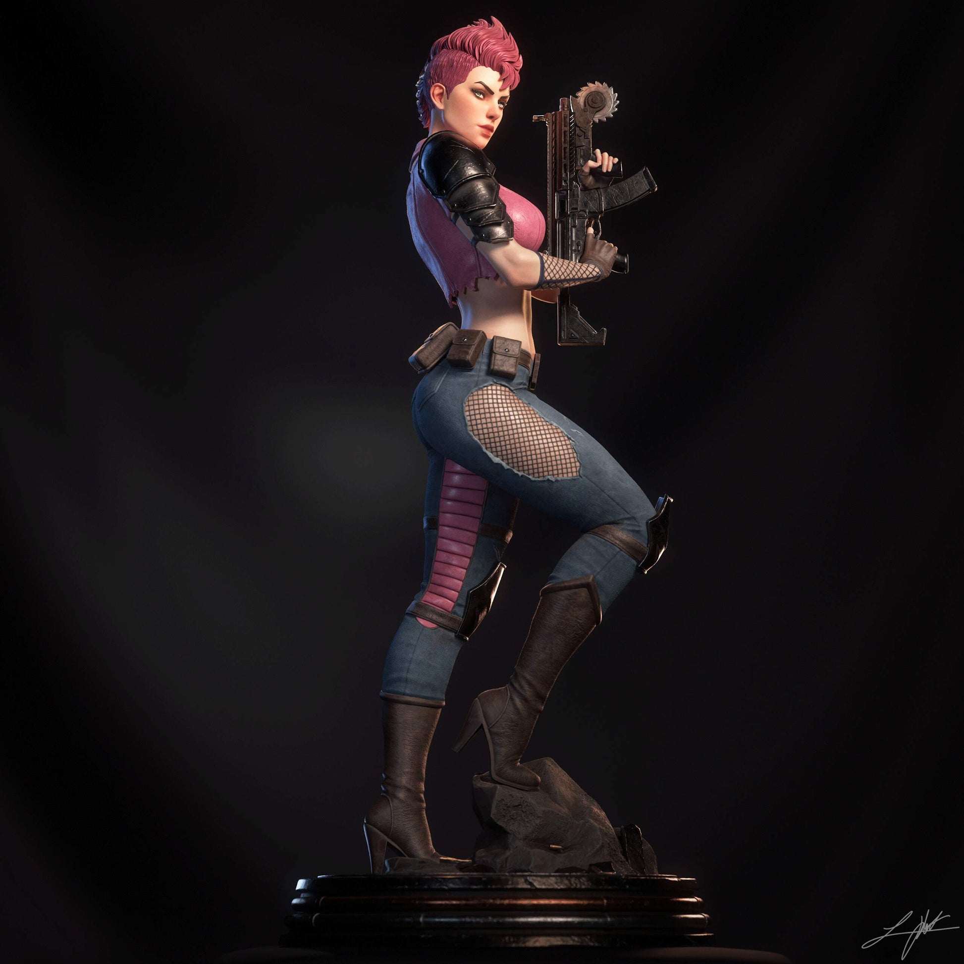 Zarana G.I. Joe inspired 1/6 scale resin model collectible figure