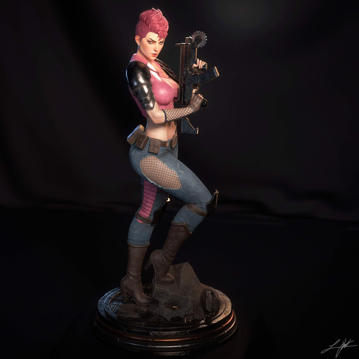 Zarana G.I. Joe inspired 1/6 scale resin model collectible figure