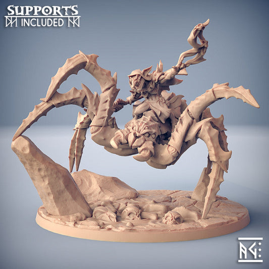 ZipZaap on Dread SkullSpider | Sparksoot Goblins | Fantasy D&D Miniature | Artisan Guild