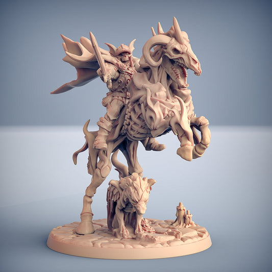 Harguul on Azekiel the Nightmare | Oldburg Fallen Ones | Fantasy D&D Miniature | Artisan Guild