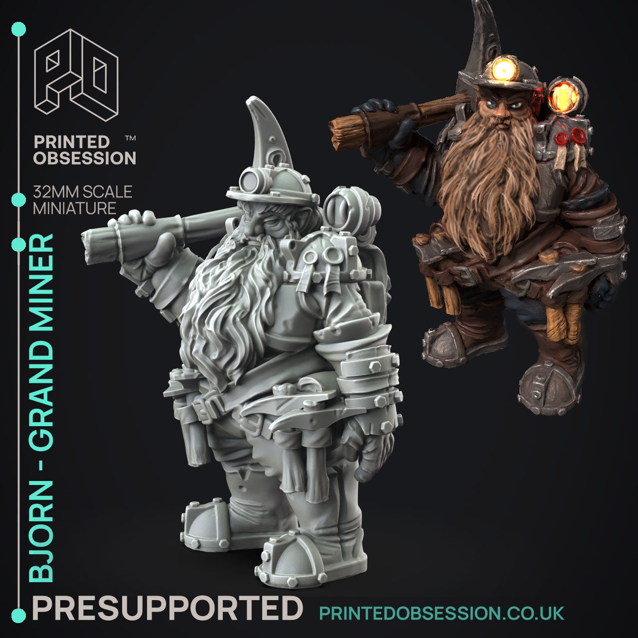 Flesh of Gold Miniatures | Fantasy Miniature | Printed Obsession