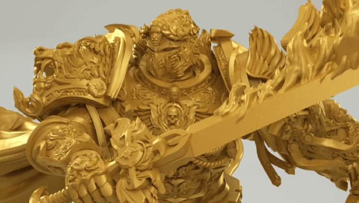 The Emperor of makind Warhammer 40k proxy resin 3D printed model