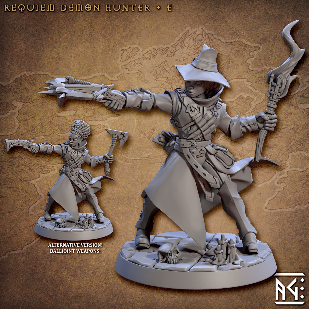 Demon Hunters Miniatures | Requiem Demon Hunters | Fantasy D&D Miniature | Artisan Guild
