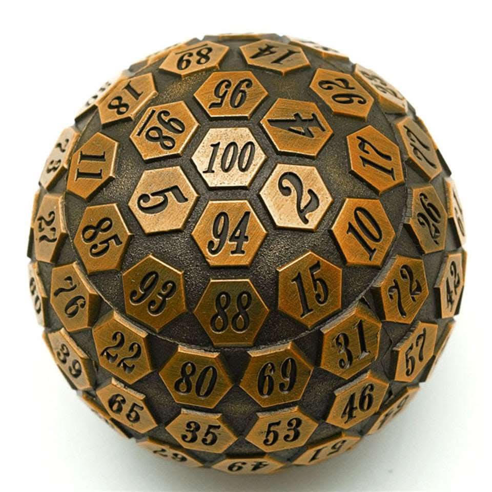 Gold Oracle | 45mm D100 | Metal – Metis Minis