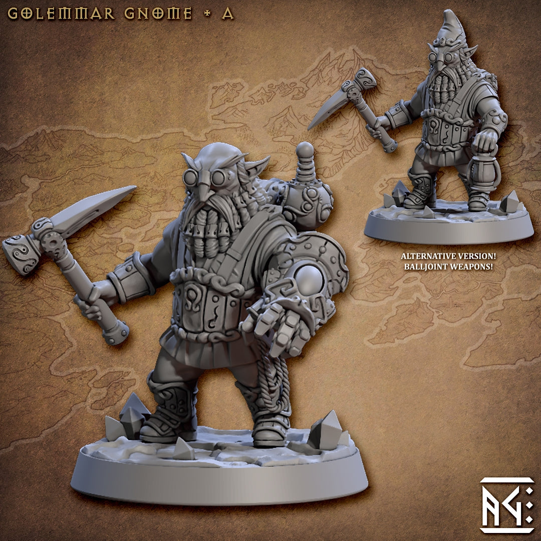 Gnomes of Golemmar Miniatures | Fantasy | Artisan Guild