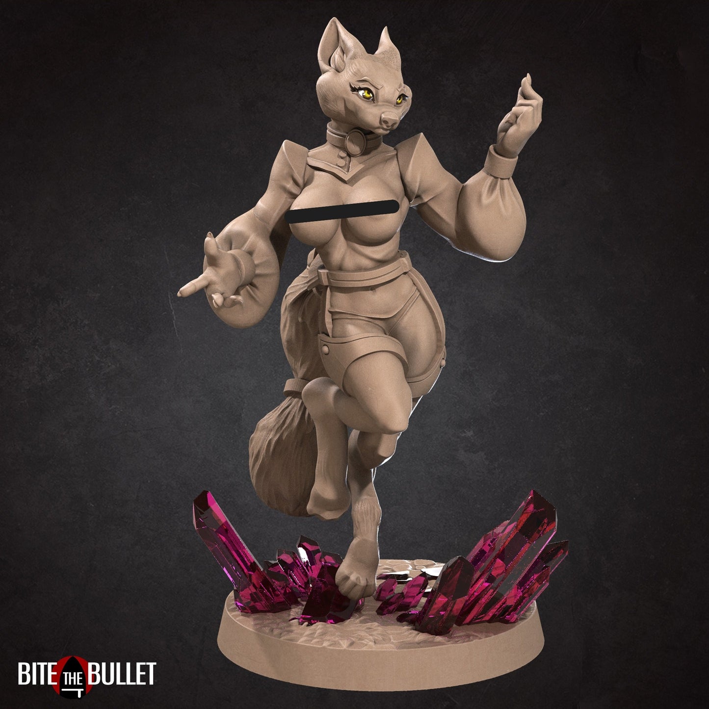 Tailed Fox Mahrian Pin-Up | Foxfolk | Bite the Bullet