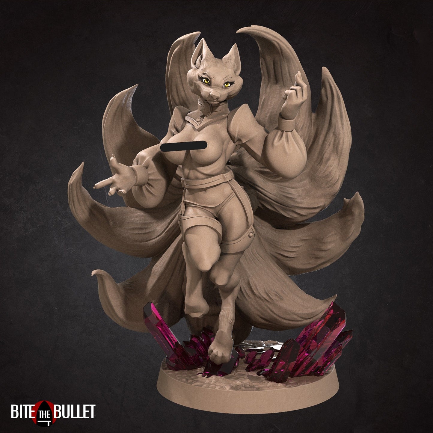 Tailed Fox Mahrian Pin-Up | Foxfolk | Bite the Bullet