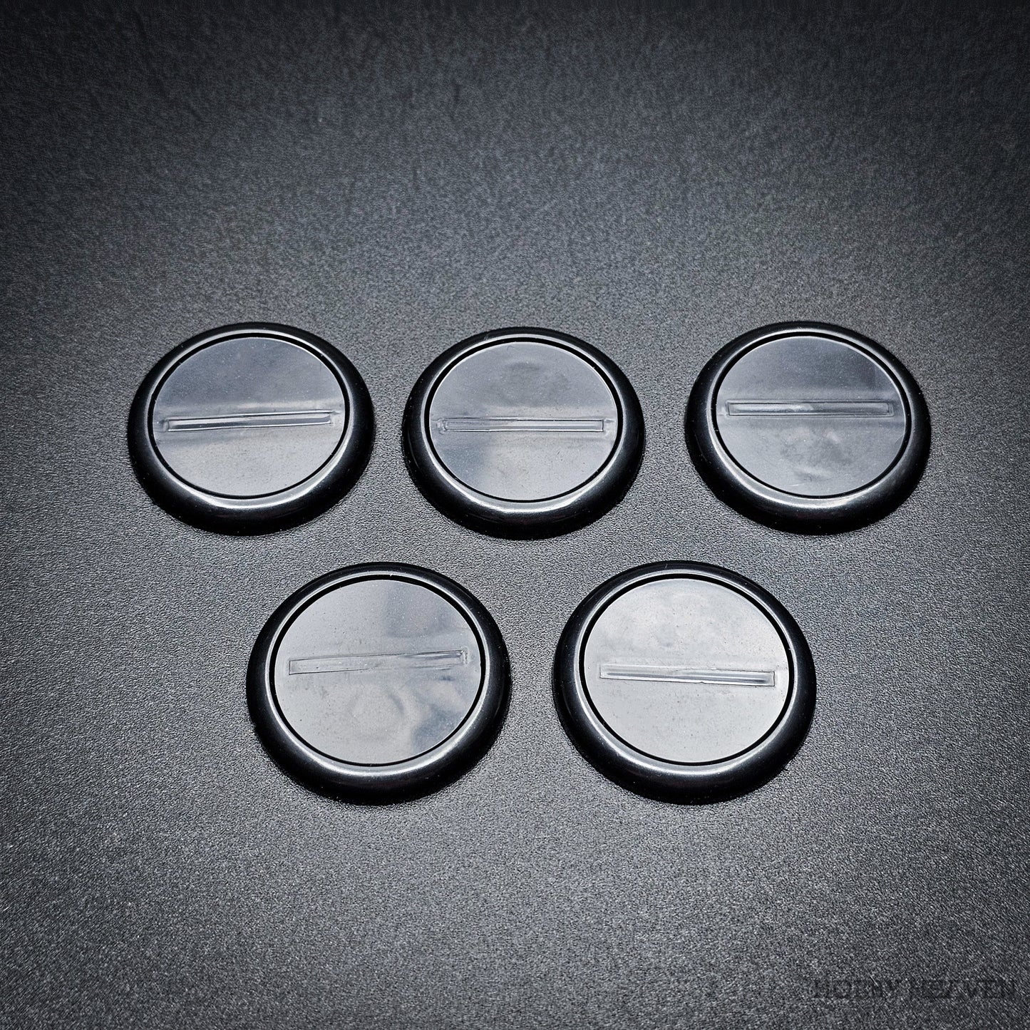 30mm Wide Lip Round Plastic Bases