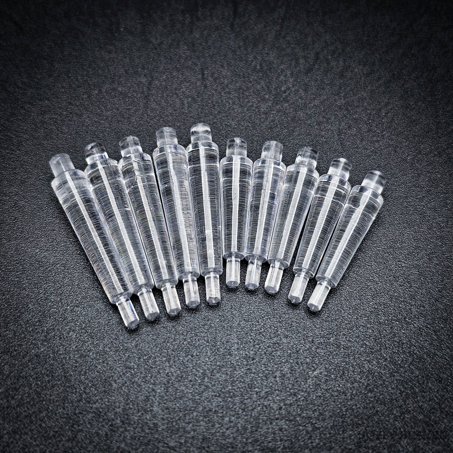 32mm Round Flying Clear Plastic Base