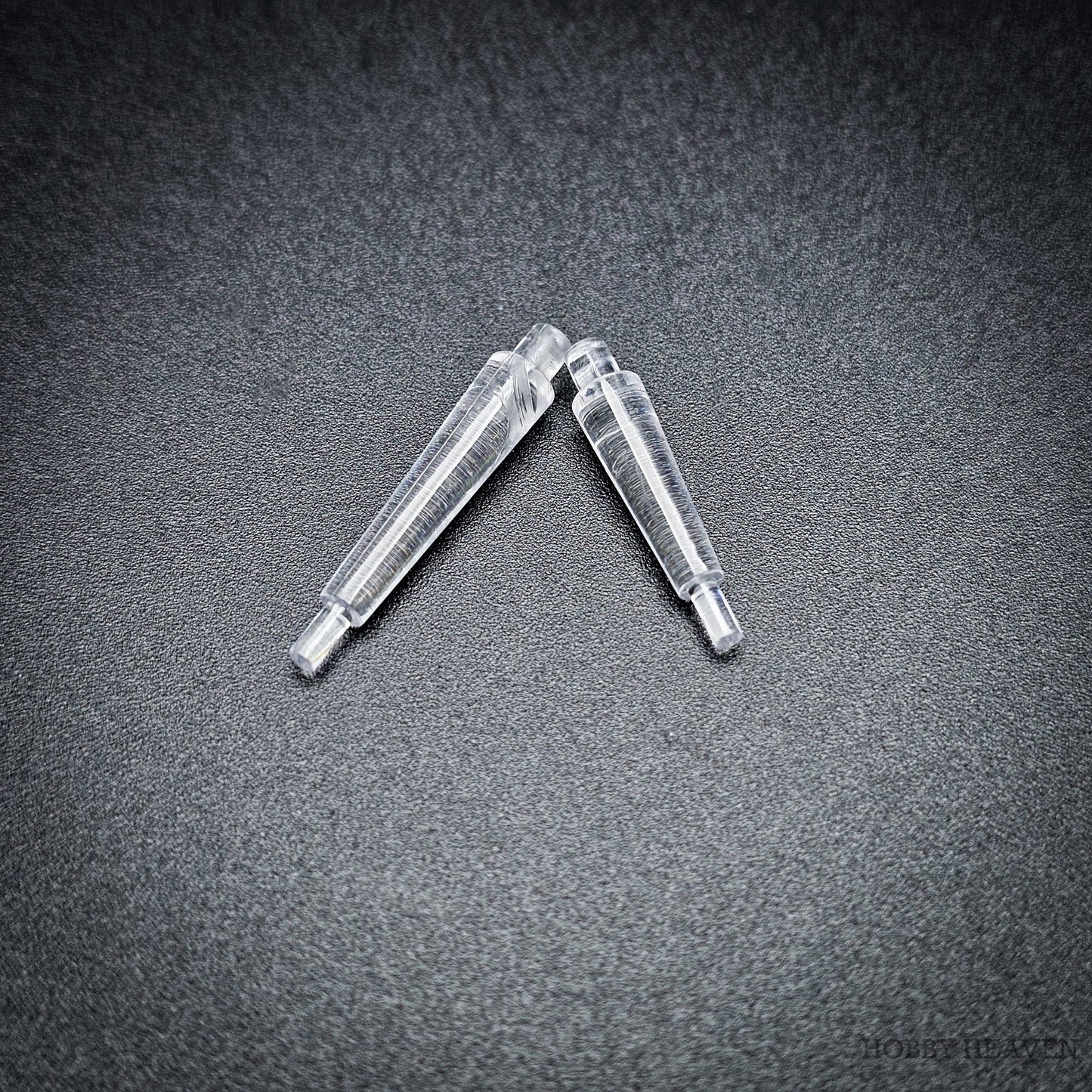 32mm Round Flying Clear Plastic Base