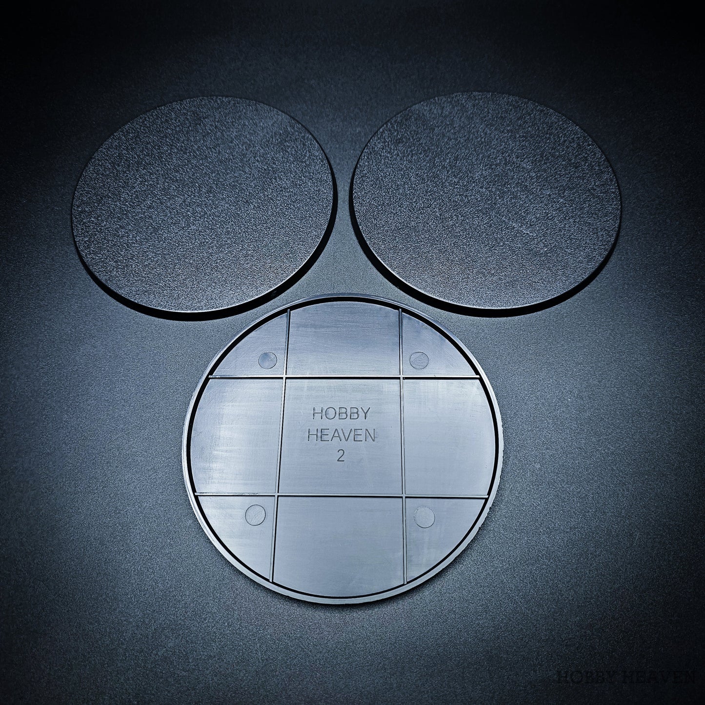 130mm Round Plain Plastic Bases