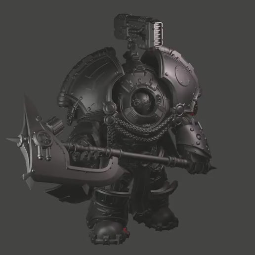 proxy Saturnine praetor terminator 3d printed model for warhammer