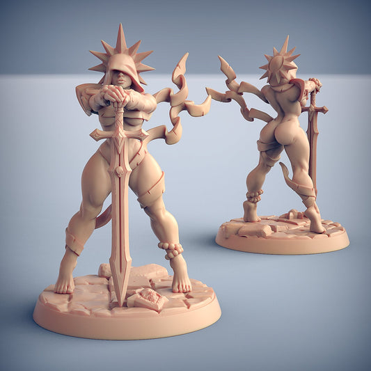 Solaria Pin-Up | Requiem Brotherhood | Fantasy D&D Miniature | Artisan Guild