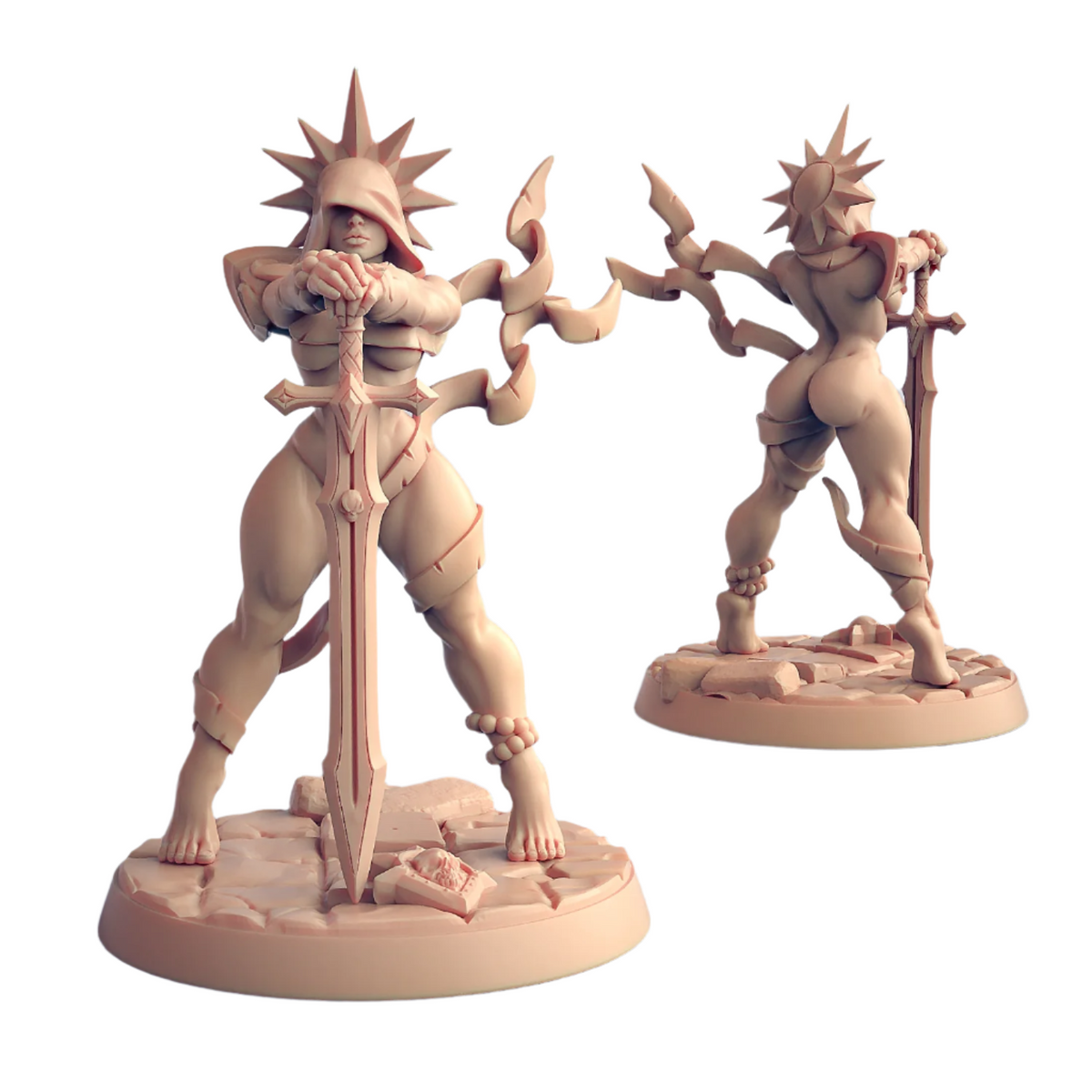 Solaria Pin-Up | Requiem Brotherhood | Fantasy D&D Miniature | Artisan Guild