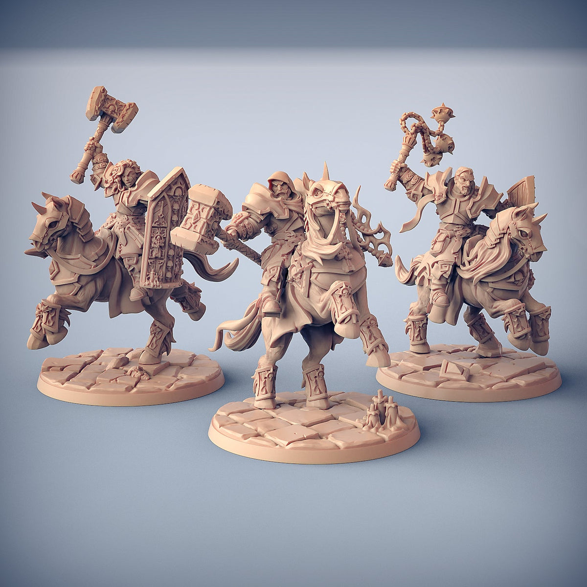 Requiem Brotherhood Miniatures (Full Set) | Fantasy D&D Miniature | Artisan Guild