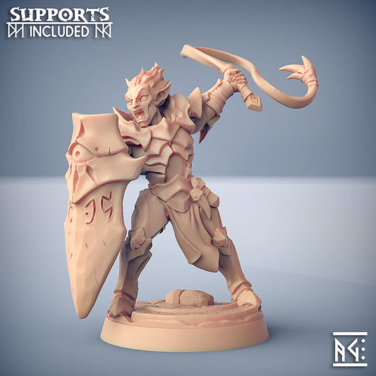 Inquisitor A | Ashen Alfar Inquisitors | Fantasy D&D Miniature | Artisan Guild