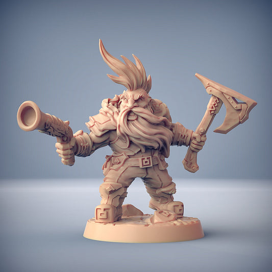 Dwarf C | Dwarven Oathbreakers | Fantasy D&D Miniature | Artisan Guild