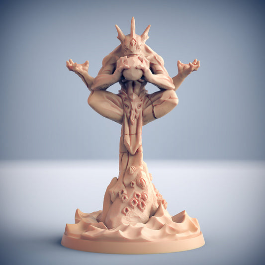 Death-Tide Shrine | Death-Tide Jurakins | Fantasy D&D Miniature | Artisan Guild