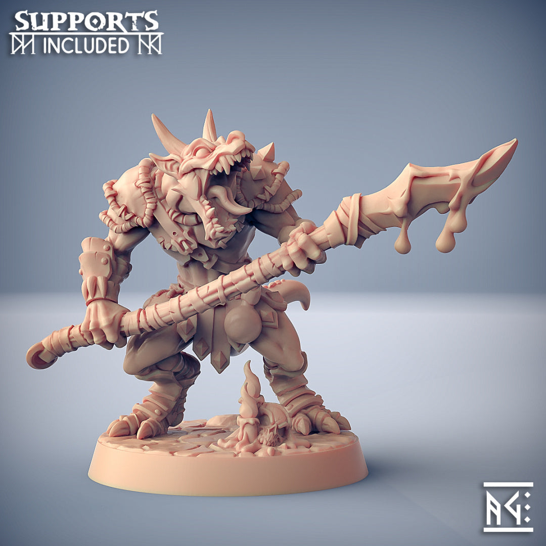Kobold Miniatures | Plague-Mine Kobold | Fantasy D&D Miniature | Artisan Guild