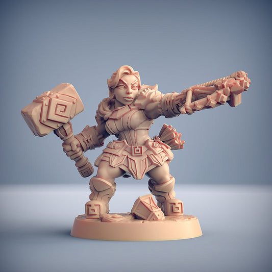 Dwarf E | Dwarven Oathbreakers | Fantasy D&D Miniature | Artisan Guild