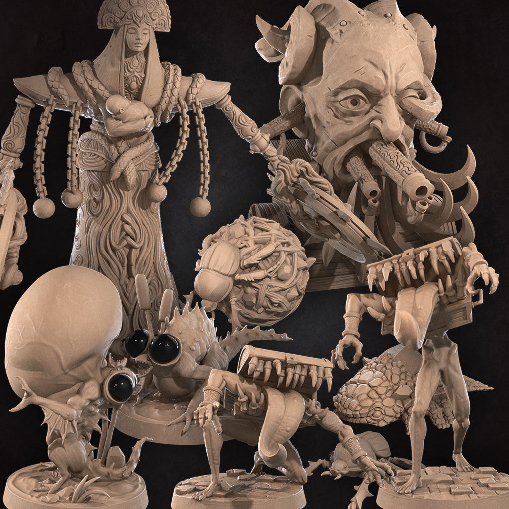 Bullet Souls Miniatures (Full Set) | Fantasy Miniature | Bite the Bullet