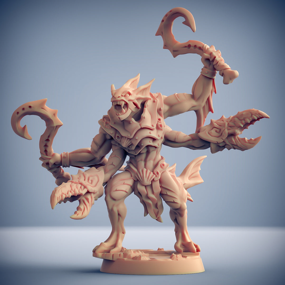 Jurakin C | Death-Tide Jurakins | Fantasy D&D Miniature | Artisan Guild