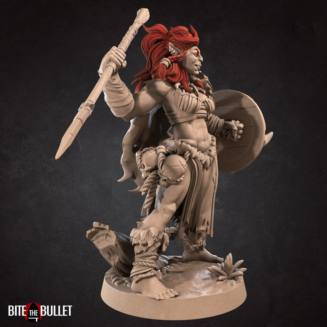 Amazon Woman Miniatures | Fantasy Miniature | Bite the Bullet