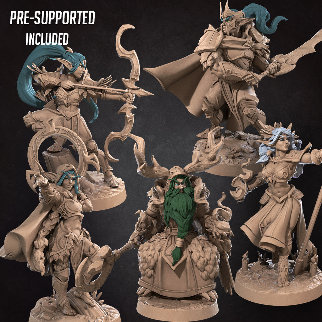 Dark Elf Miniatures | Fantasy Miniature | Bite the Bullet
