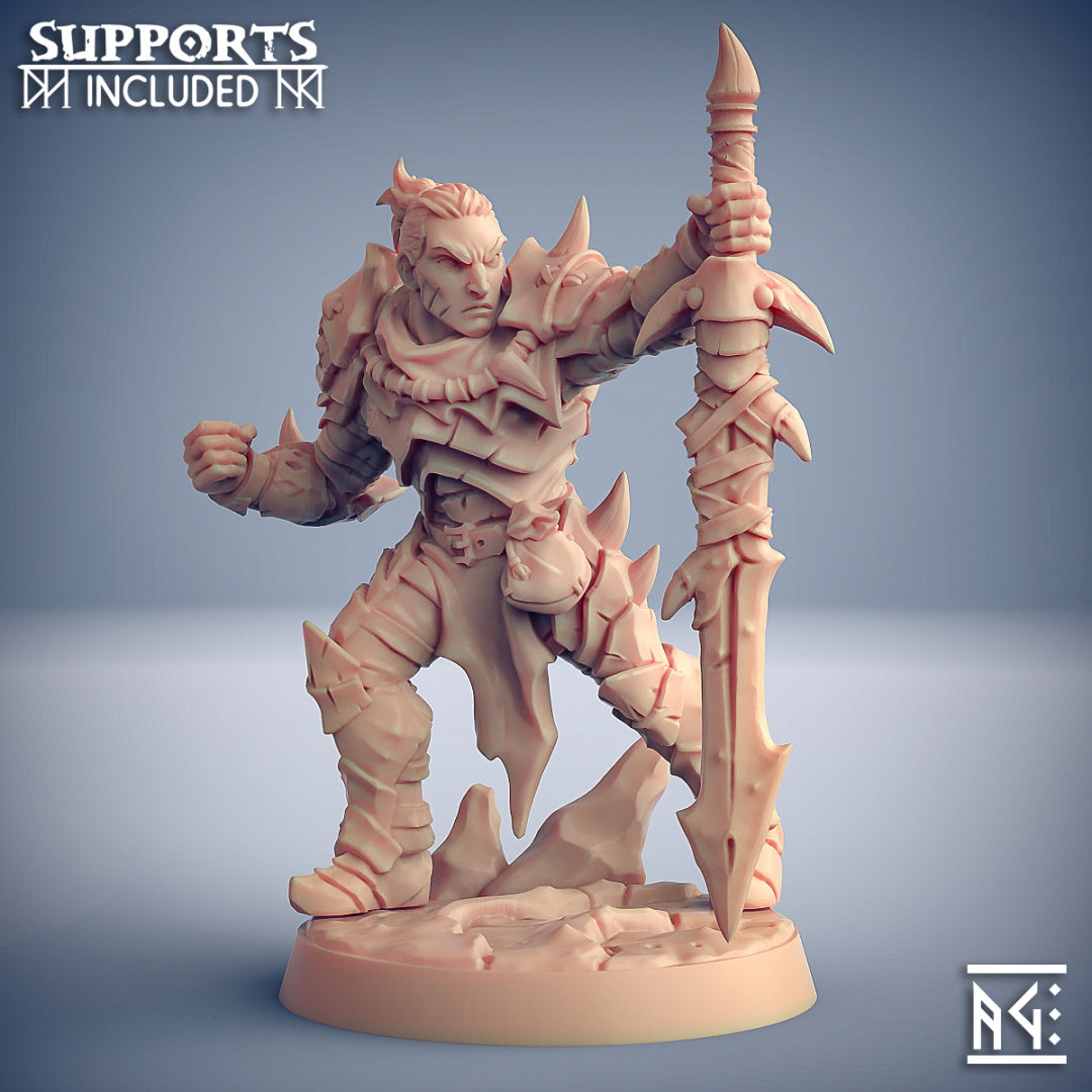 Scourgeland Survivor Miniatures (Full Set) | Fantasy D&D Miniature | Artisan Guild