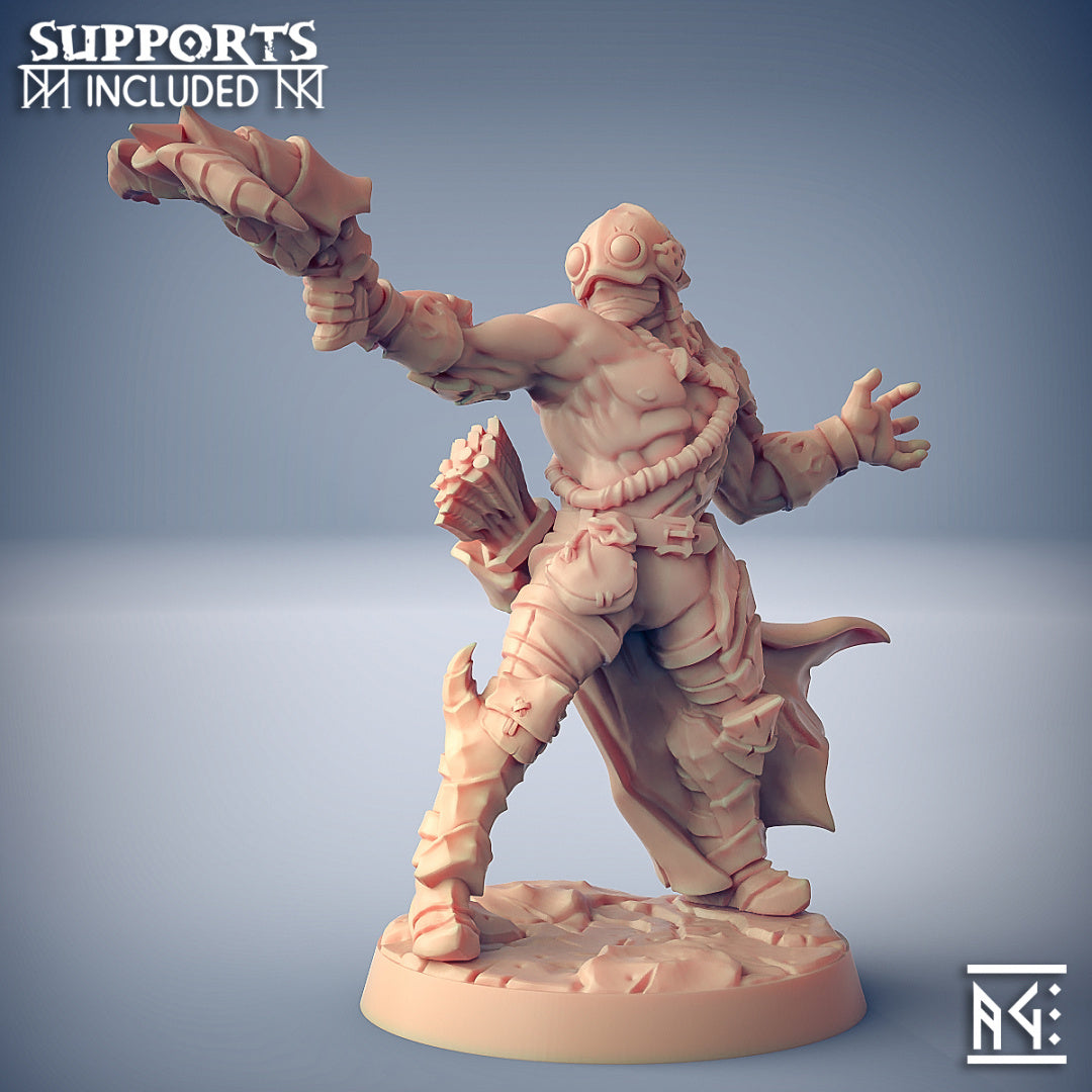 Scourgeland Survivor Miniatures (Full Set) | Fantasy D&D Miniature | Artisan Guild