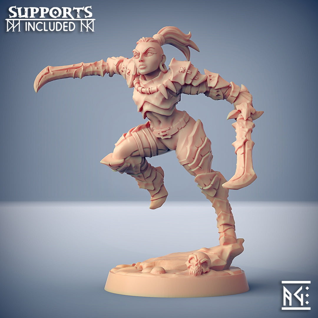 Scourgeland Survivor Miniatures (Full Set) | Fantasy D&D Miniature | Artisan Guild