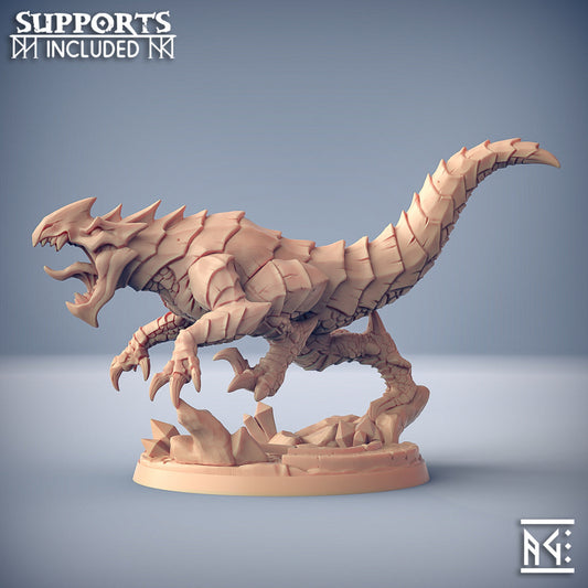 Morvagia the Drakeling | Ashen Alfar Inquisitors | Fantasy D&D Miniature | Artisan Guild