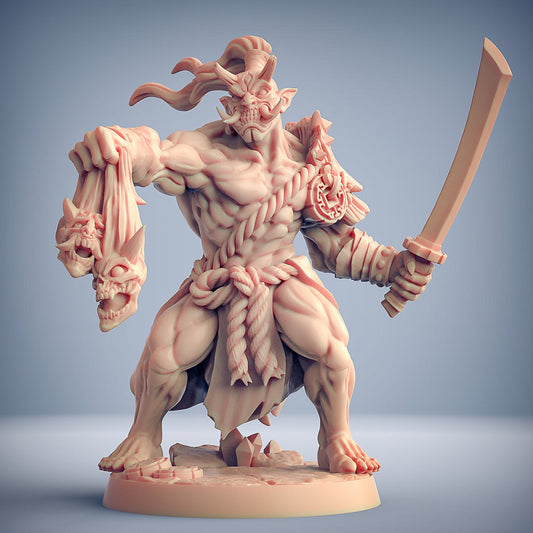 Oni Grunt B | Oni Clan | Fantasy D&D Miniature | Artisan Guild