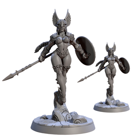 Norse Warrior Skylda Vingard Pin-Up | Skutagaard Northmen Saga II | Fantasy D&D Miniature | Artisan Guild