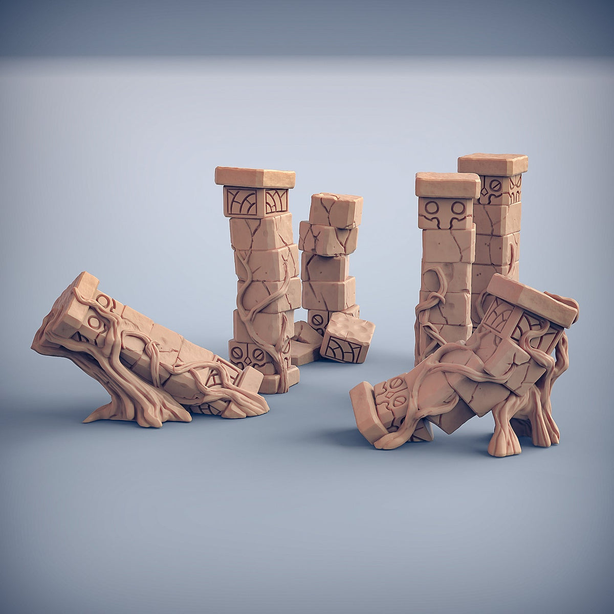 Holmuran Temple Ruins | Swamp Gurunda | Fantasy D&D Miniature | Artisan Guild